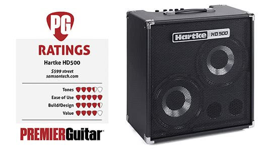 Обзор на Hartke HD500 от портала Premier Guitar’s