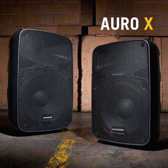 Легкие, мобильные и мощные. Акустические системы Samson AURO