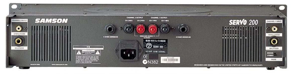 Купить усилитель Samson Servo 200 фото 2