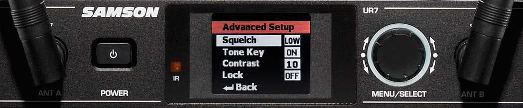 Synth 7 Advanced Setup Screen